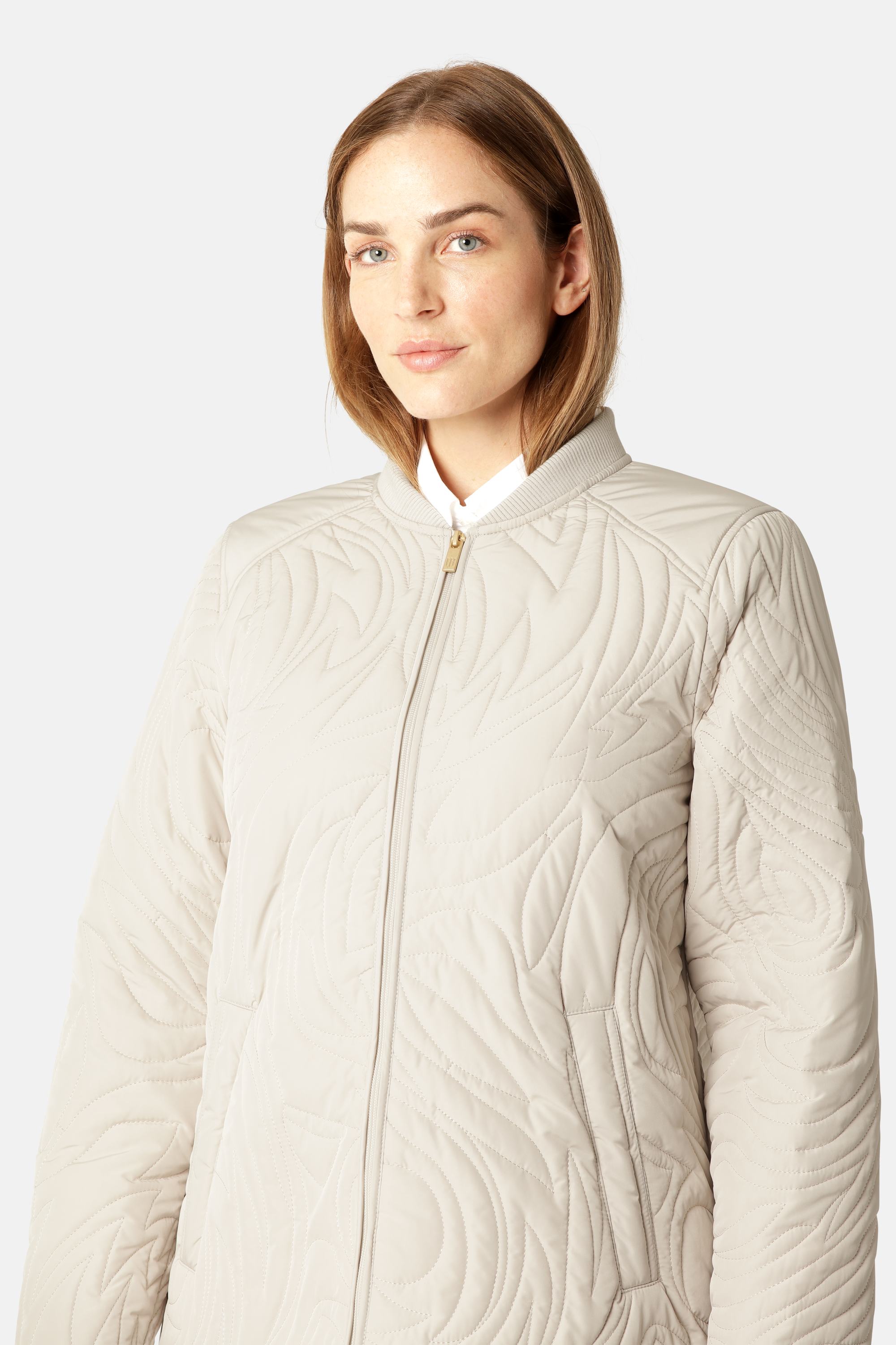 Kort Quiltad Jacka - Kit